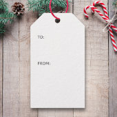 Christelijke Verzen Vrede op Aarde Hand getrokken Cadeaulabel