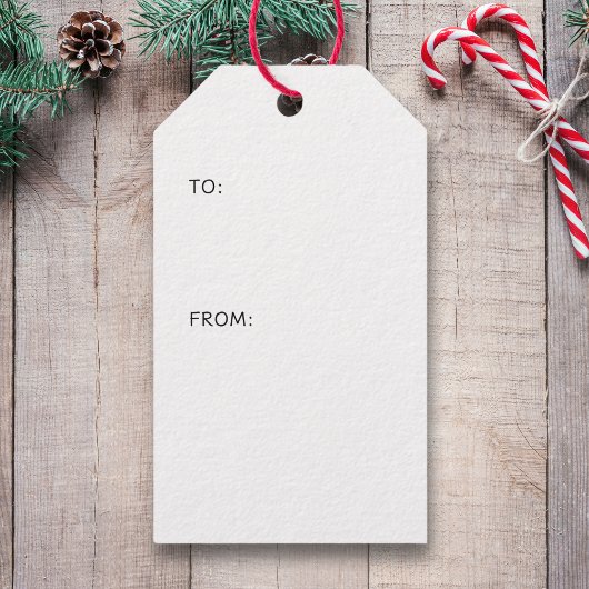 Christelijke Verzen Vrede op Aarde Hand getrokken Cadeaulabel