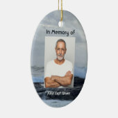 Christelijke Viering Leven Keepsake Storm Oceaan Keramisch Ornament (Rechts)