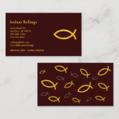 Christelijke vis | Inspirerend Visitekaartje (Voorkant / Achterkant)