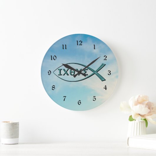 Christelijke Vis - Jezus Vis Grote Klok (Huis)