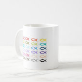 Christelijke vis koffiemok (Voorkant links)