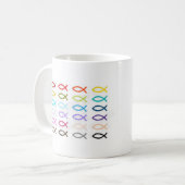 Christelijke vis koffiemok (Voorkant links)