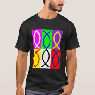 Christelijke vis Symbool 2 T-shirt