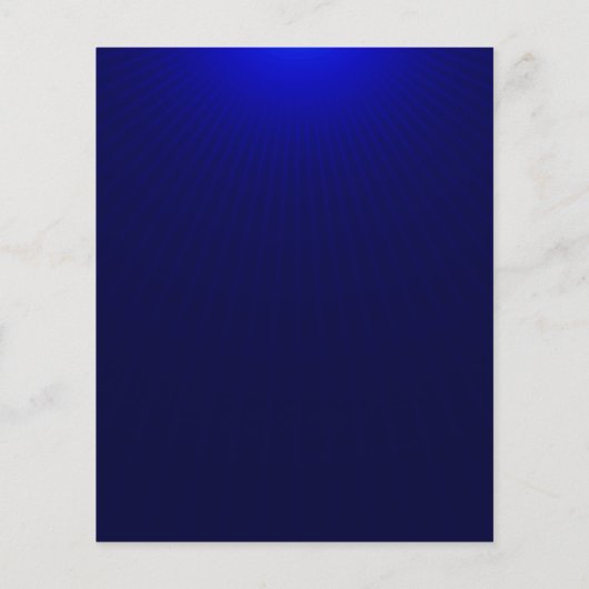 Christelijke vis tegen blauwe achtergrond flyer (Achterkant)