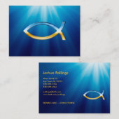 Christelijke vis visitekaartje (Voorkant / Achterkant)