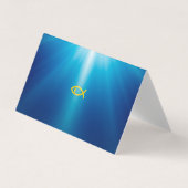 Christelijke vis visitekaartje (Voorkant)