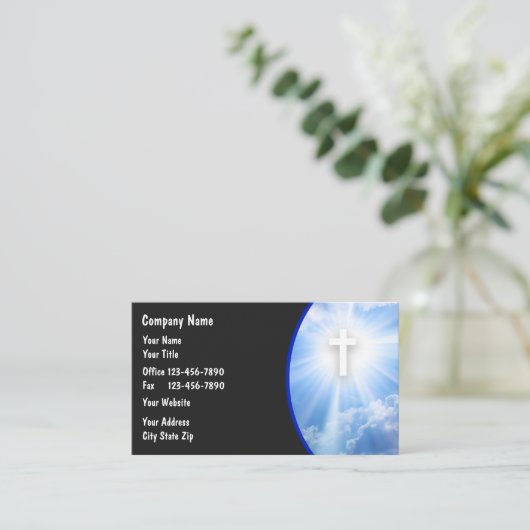 Christelijke Visitekaartjes (Staand voorkant)