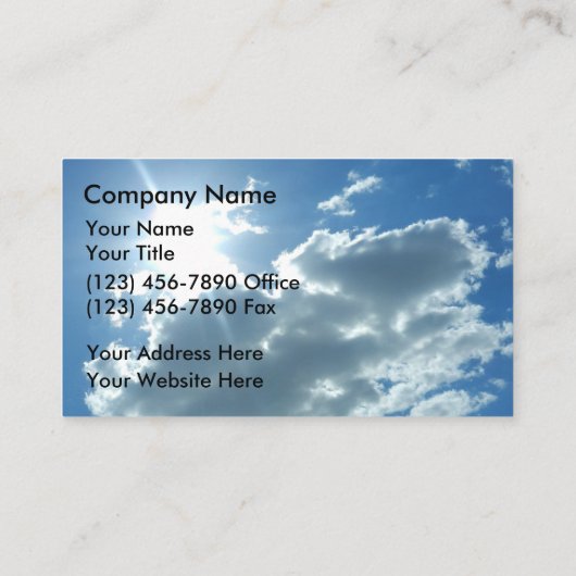 Christelijke Visitekaartjes (Achterkant)