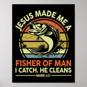 Christelijke Vissen Jezus Maakte Me Visser Van De Poster