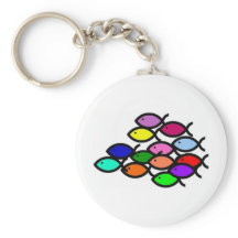 Christelijke vissymbolen - Rainbow -