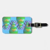 Christelijke vissymboolfamilies bagagelabel (Voorkant horizontaal)