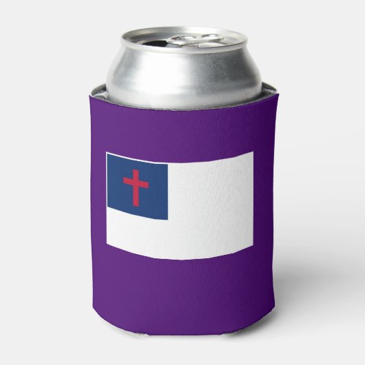 CHRISTELIJKE VLAG BLIKJESKOELER (Blikje Voorkant)