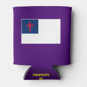 CHRISTELIJKE VLAG BLIKJESKOELER (Voorkant)