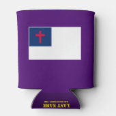 CHRISTELIJKE VLAG BLIKJESKOELER (Achterkant)