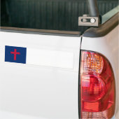 Christelijke vlag bumpersticker (Op Truck)