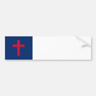 Christelijke vlag bumpersticker