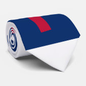 Christelijke vlag Christelijk dwars Stropdas (Opgerold)