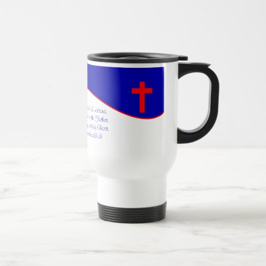 Christelijke Vlag Geïnspireerd Reisbeker (Rechts)