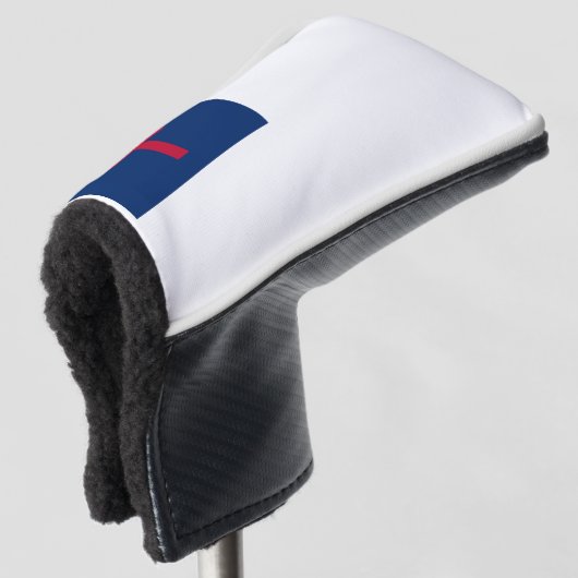 Christelijke vlag Golf Head Hoesje Golfheadcover (3/4 voorkant)