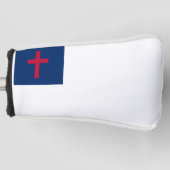 Christelijke vlag Golf Head Hoesje Golfheadcover (Voorkant)