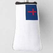 Christelijke vlag Golf Head Hoesje Golfheadcover (Draai 90)