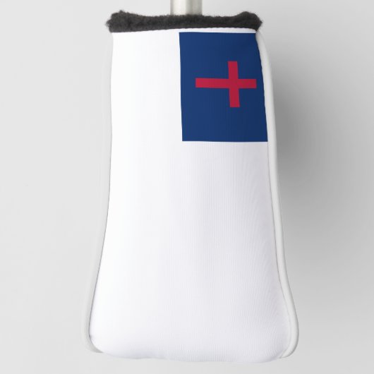 Christelijke vlag Golf Head Hoesje Golfheadcover (Draai 90)