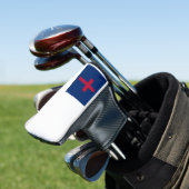 Christelijke vlag Golf Head Hoesje Golfheadcover (Insitu)