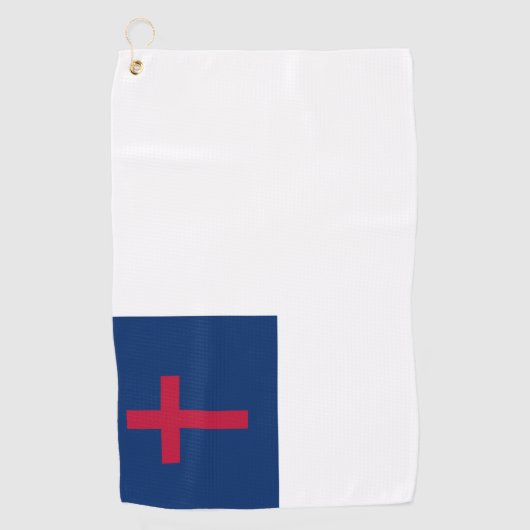 Christelijke vlag Golf Towel Golfhanddoek (Voorkant)
