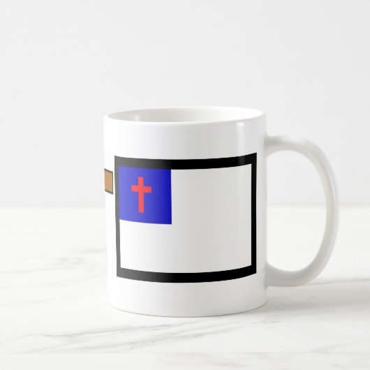 Christelijke vlag koffiemok (Rechts)