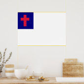 Christelijke vlag poster (Keuken)
