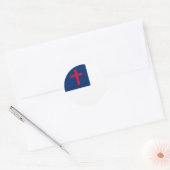 Christelijke vlag Sticker (Envelop)