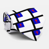 Christelijke vlag stropdas (Opgerold)