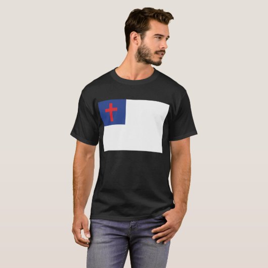 Christelijke vlag t-shirt (Voorkant volledig)