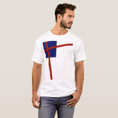 Christelijke vlag t-shirt (Voorkant volledig)