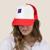 Christelijke vlag trucker pet (In situ)