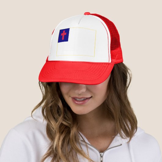Christelijke vlag trucker pet (In situ)