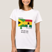 Christelijke vlag van JAMAICA GHANA T-shirt (Voorkant)