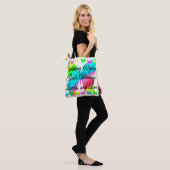 CHRISTELIJKE VLINDER 60E VERJAARDAG CANVAS TAS (Op model)