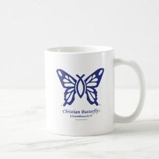 "Christelijke vlinder" Koffiekoffie met logo van d Koffiemok