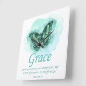 Christelijke vlinder verse vrouwen: Grace Vierkante Klok (Hoek)