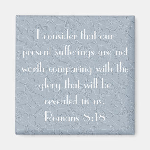 Christelijke vlinders bijbel vers Romeinen 8:18 Magneet