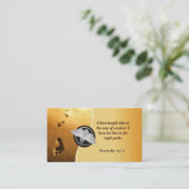 Christelijke voetafdrukken voor Visitekaartjes (Staand voorkant)