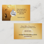 Christelijke voetafdrukken voor Visitekaartjes (Voorkant / Achterkant)