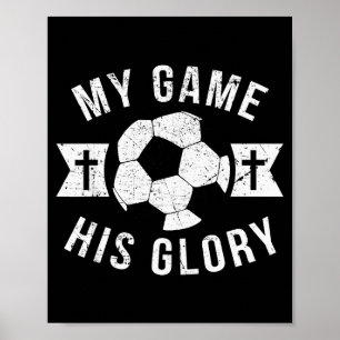 Christelijke Voetbal Cadeaus Tiener Jongens Meisje Poster