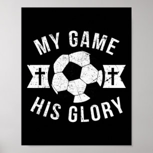 Christelijke Voetbal Cadeaus Tiener Jongens Meisje Poster