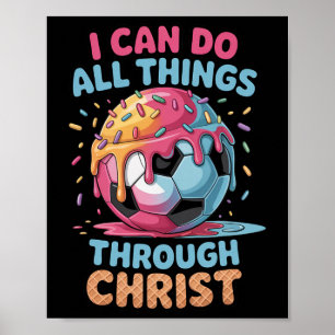Christelijke Voetbalshirts Jongens Kinderen Jeugd Poster