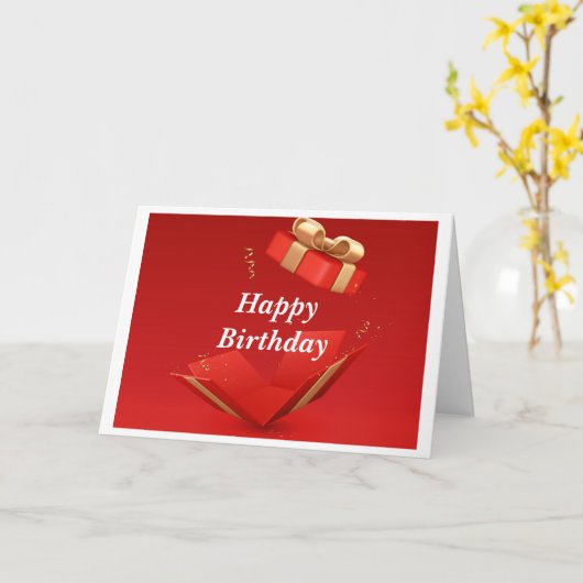 Christelijke vogeldag Kaart (Gele Bloem)