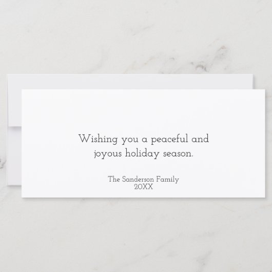 Christelijke vrede op aarde Bijbelfeest (Achterkant)