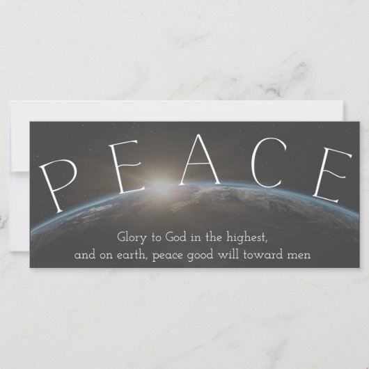 Christelijke vrede op aarde Bijbelfeest (Voorkant)